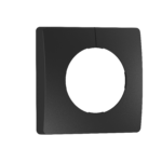 Schwarze Blende für IR-Sensoren Unterputz eckig