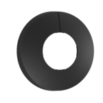 Schwarze Blende für IR-Sensoren Unterputz rund